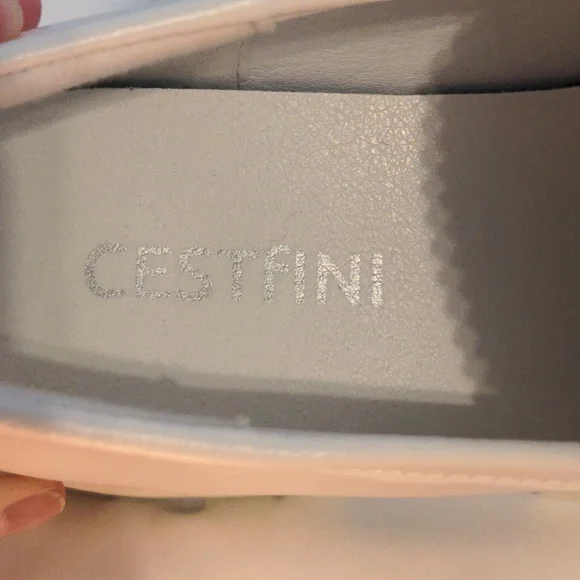 White Platform Clogs Mules Lug bottom slip on penny loafers size 7 - Picture 6 of 8